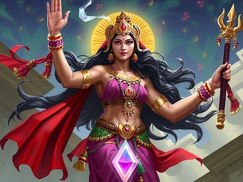 Divine Odyssey Fan Art Contest Divine Odyssey Fan Art Contest Winner - Painting of Devi Durga